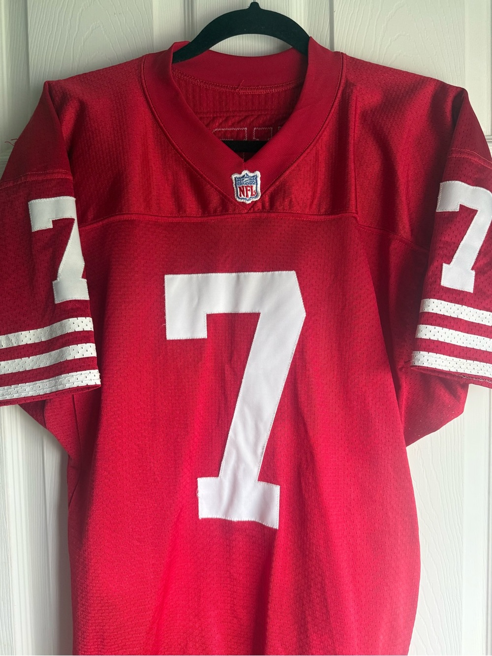Authentic ProLine Red NFL #7 Football Jersey